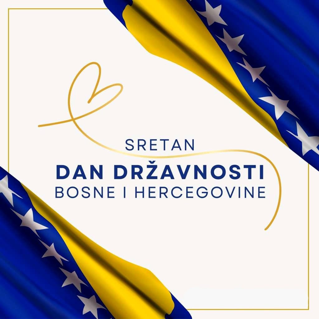Sretan 25. novembar – Dan državnosti Bosne i Hercegovine