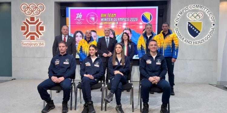 Muzaferija i Šljivić nose zastave BiH na ZOI “Milano Cortina 2026”