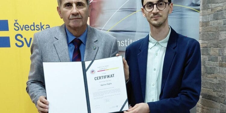 Općina Žepče dobila priznanje za podršku mladima